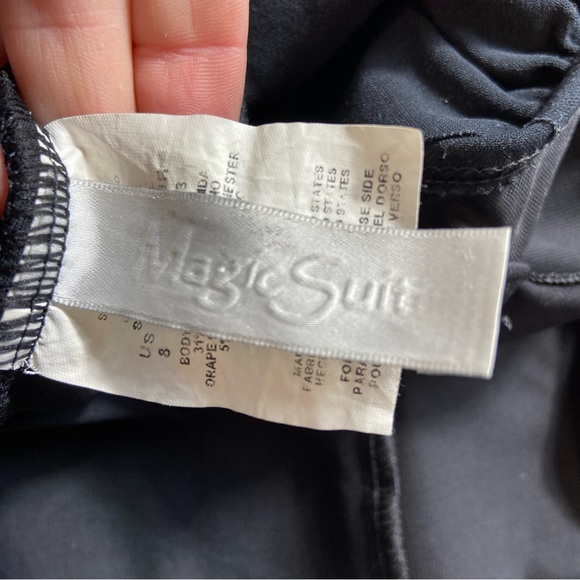 Magicsuit Lisa One Piece Swimsuit Black Size 8 - Picture 10 of 13